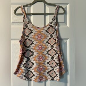 Multicolor Billabong tank top. Size medium.